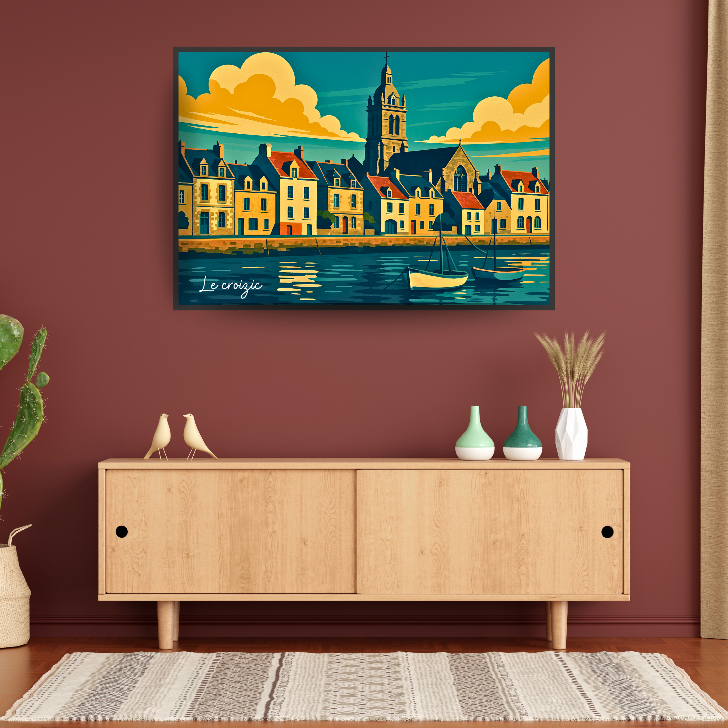 Affiche Le Croisic – Port breton et grand large