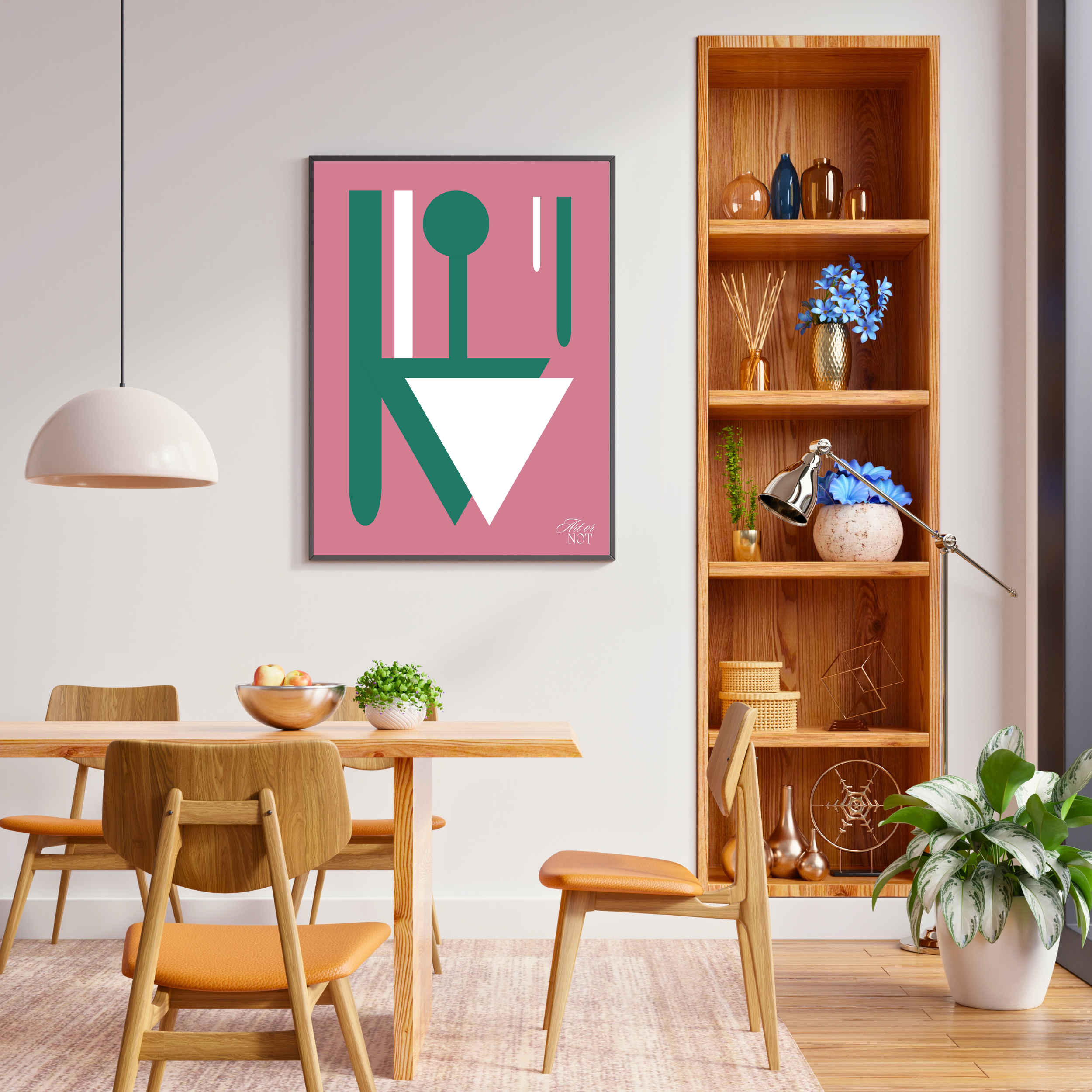 Affiche "Confluence pastel"