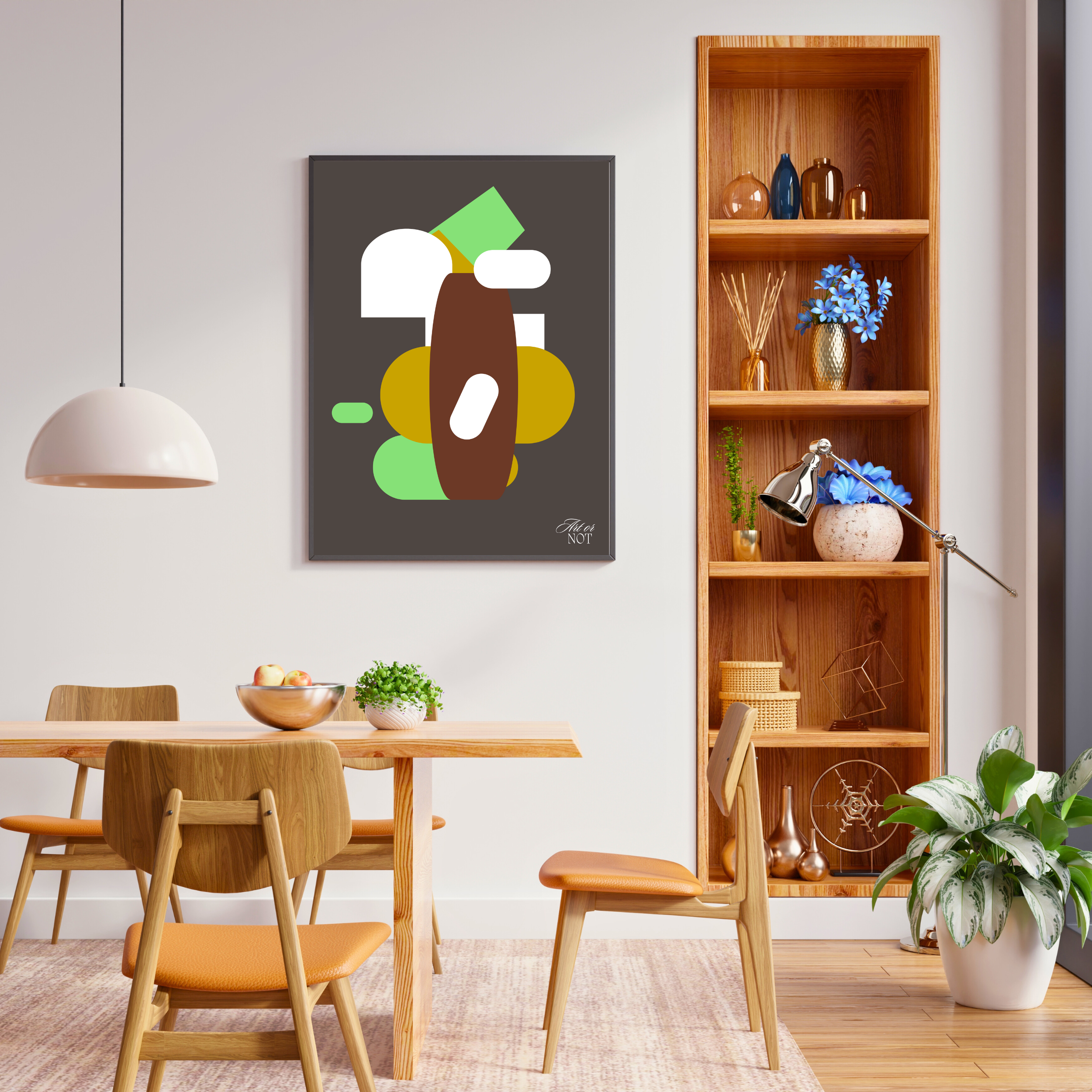 Affiche "Mélange terrestre"