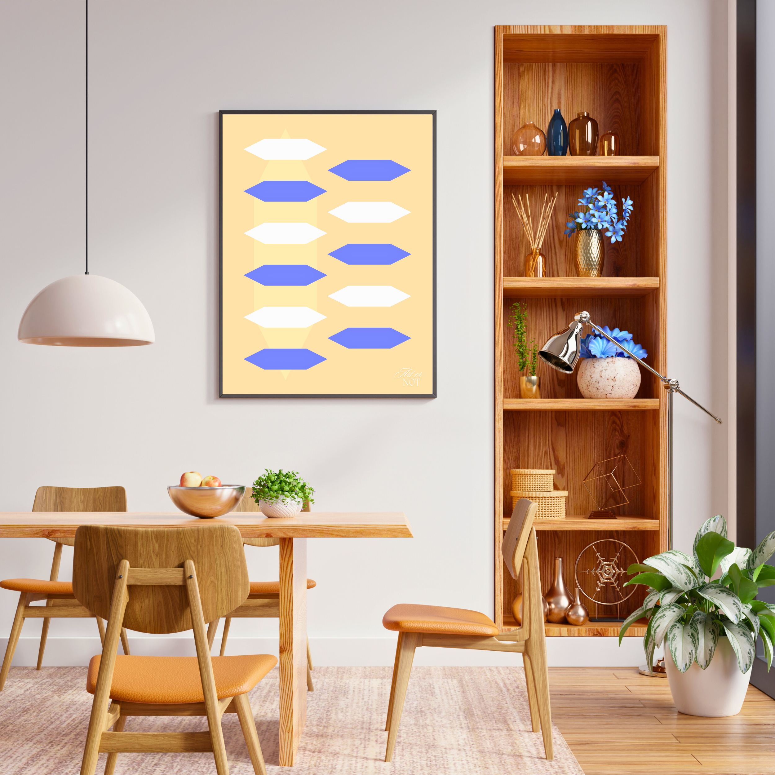 Affiche "Mosaïque chromatique"