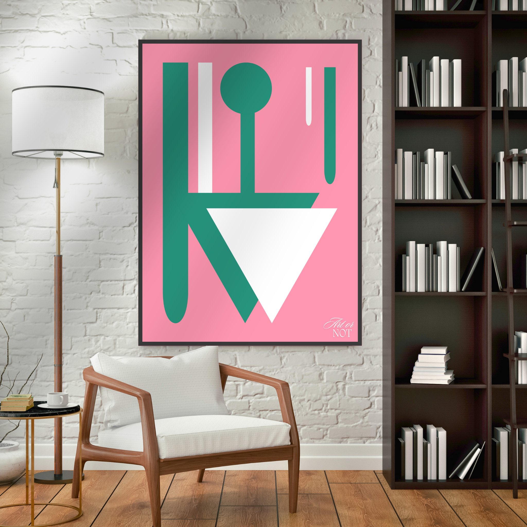 Affiche "Confluence pastel"