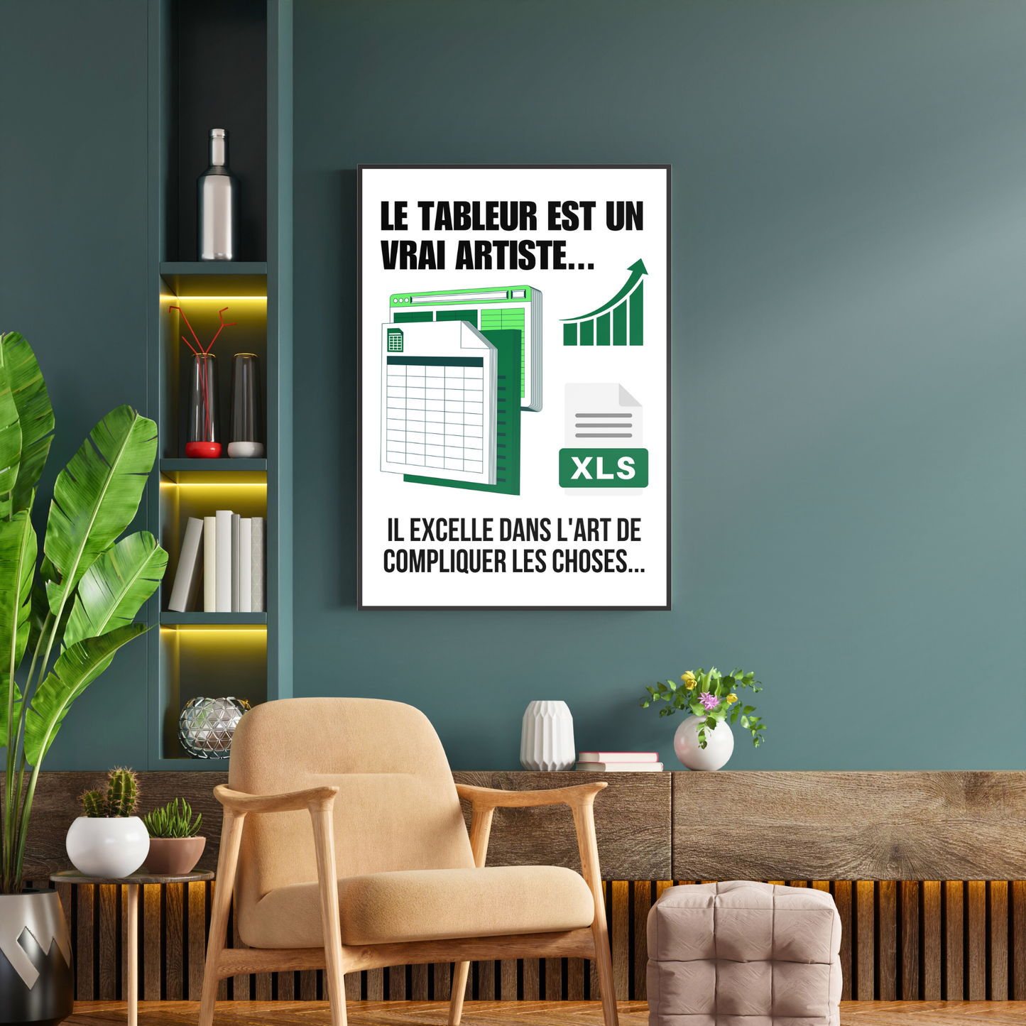 Affiche humour "Excel"