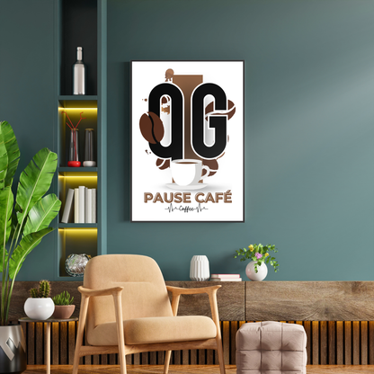 Affiche "QG Café"