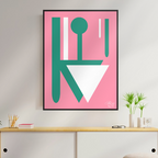 Affiche "Confluence pastel"