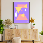Affiche "Intersection abstraite"