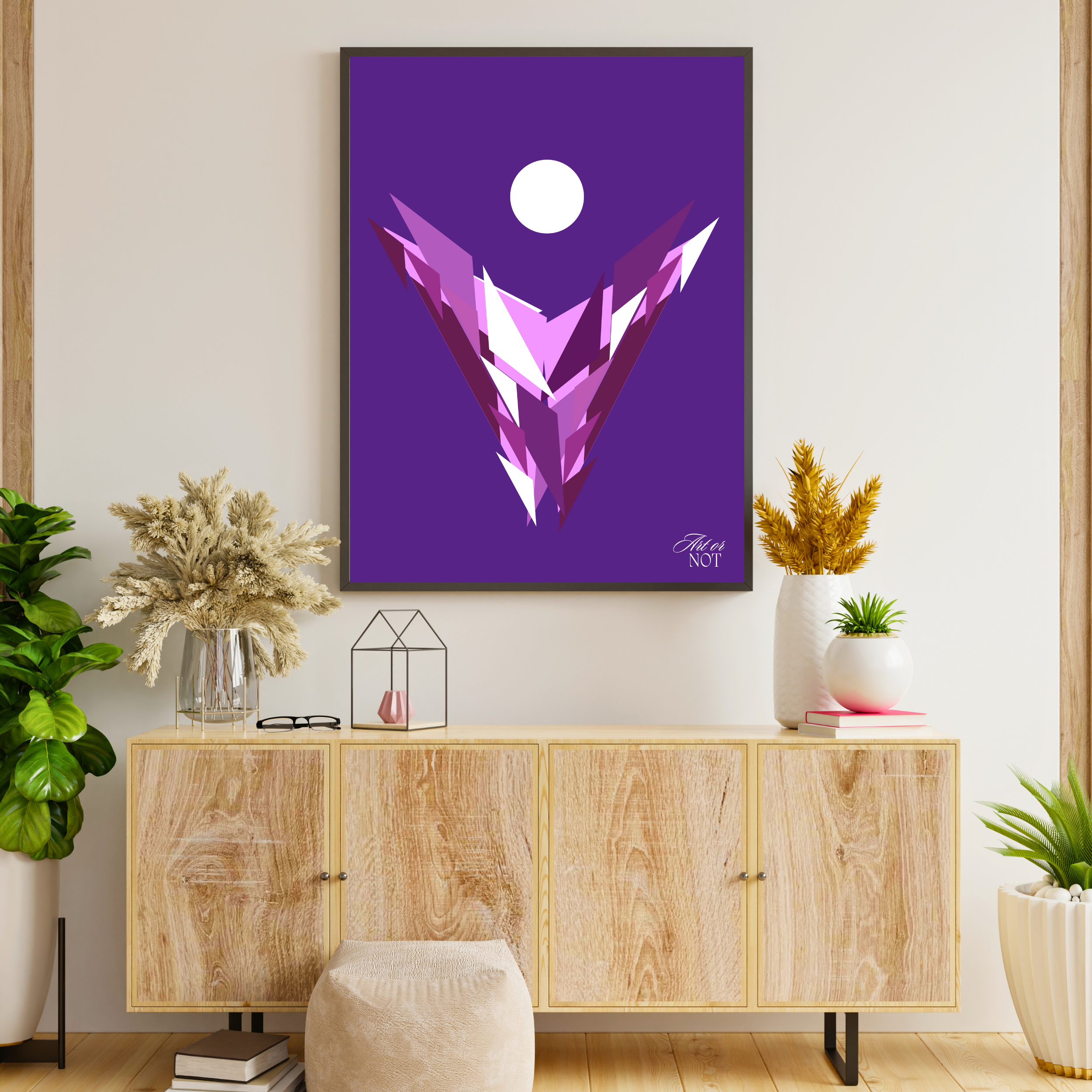 Affiche "Émergence du crépuscule"