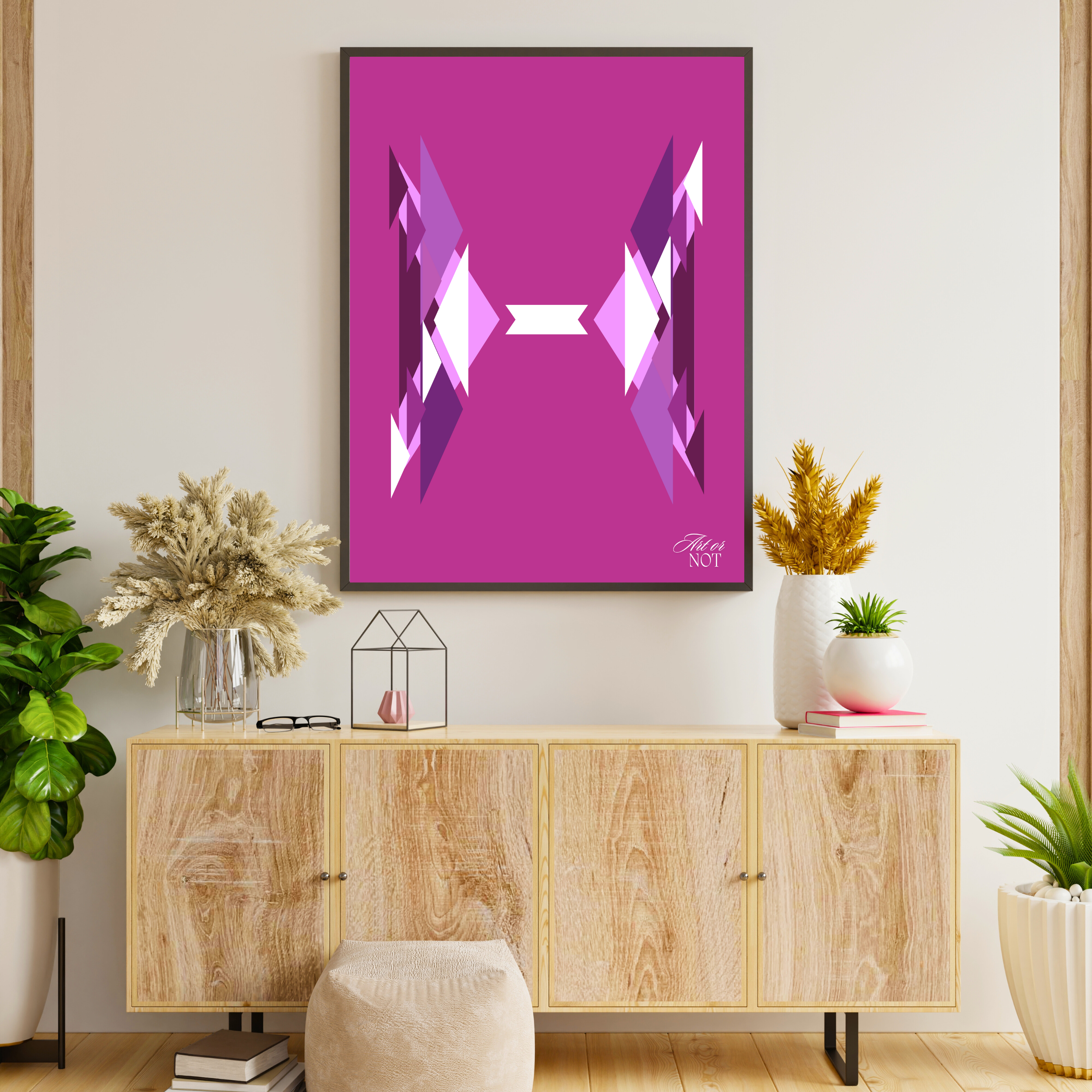 Affiche "Fusion triangulaire"