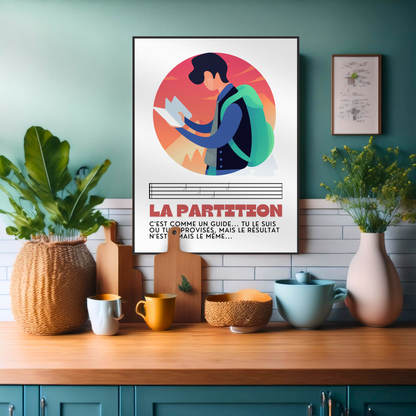 Affiche "La partition"