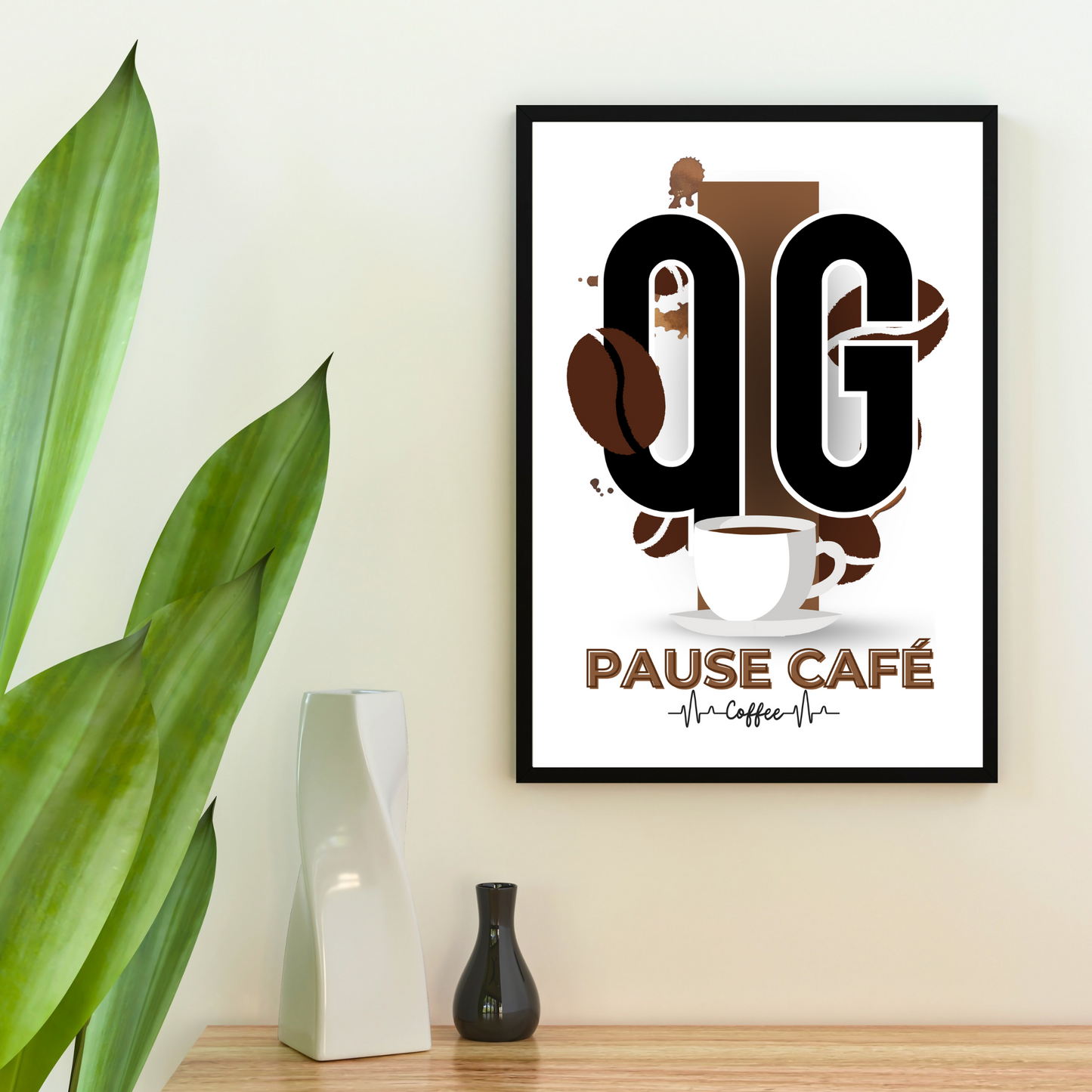 Affiche "QG Café"