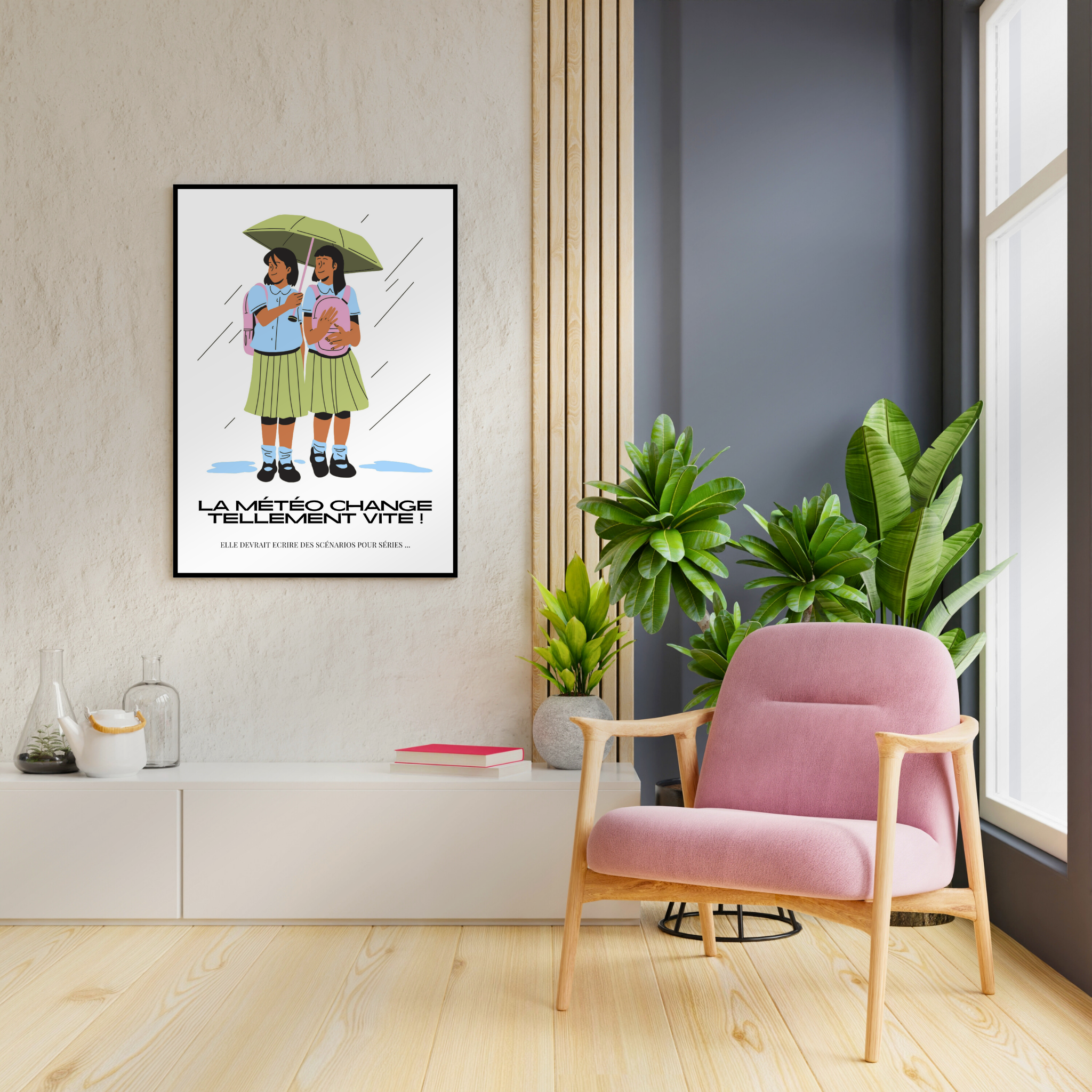 Affiche humour "La météo"