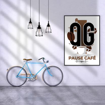 Affiche "QG Café"