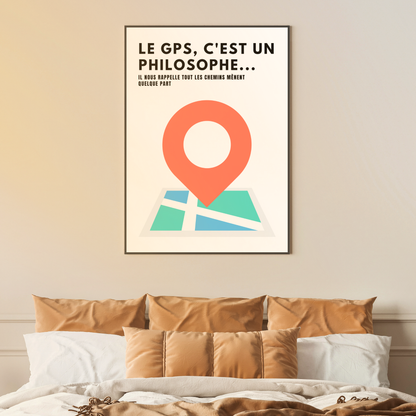 Affiche humour "GPS"