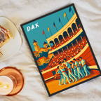 Affiche Dax – Thermes, feria et esprit landais