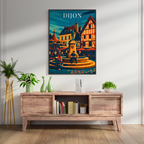 Affiche Dijon – Patrimoine, couleurs et saveurs
