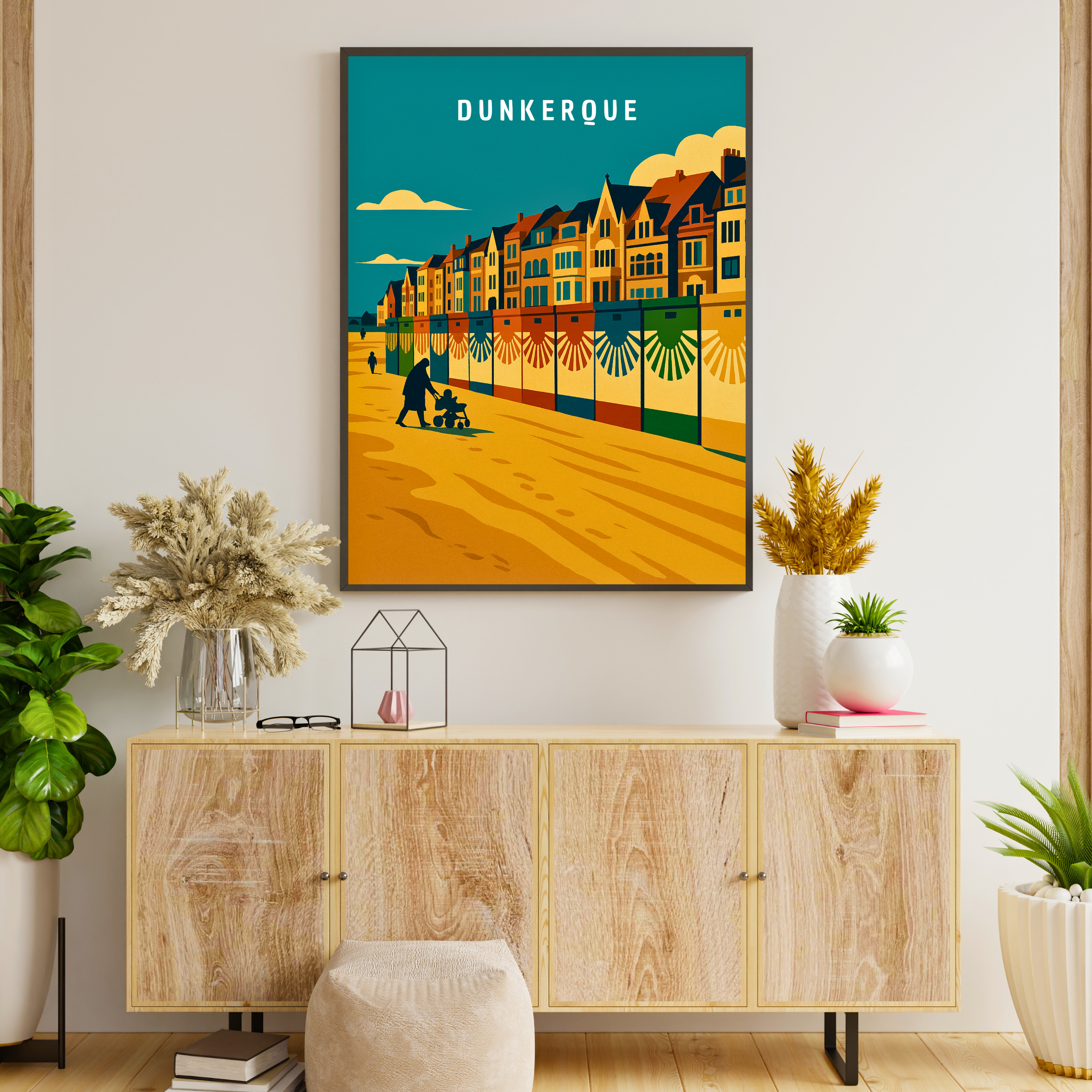 Affiche Dunkerque – Brise du Nord et esprit festif