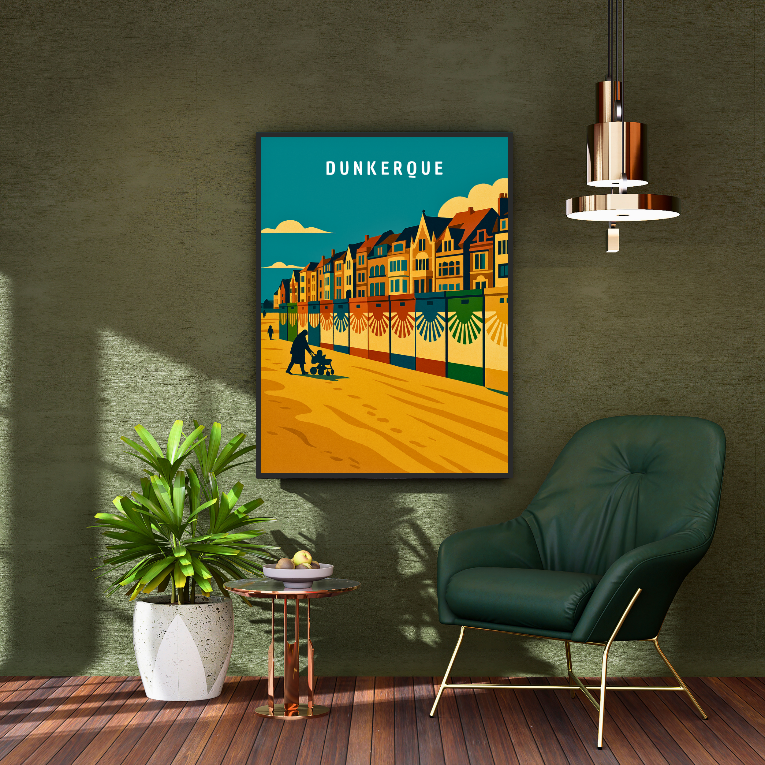 Affiche Dunkerque – Brise du Nord et esprit festif