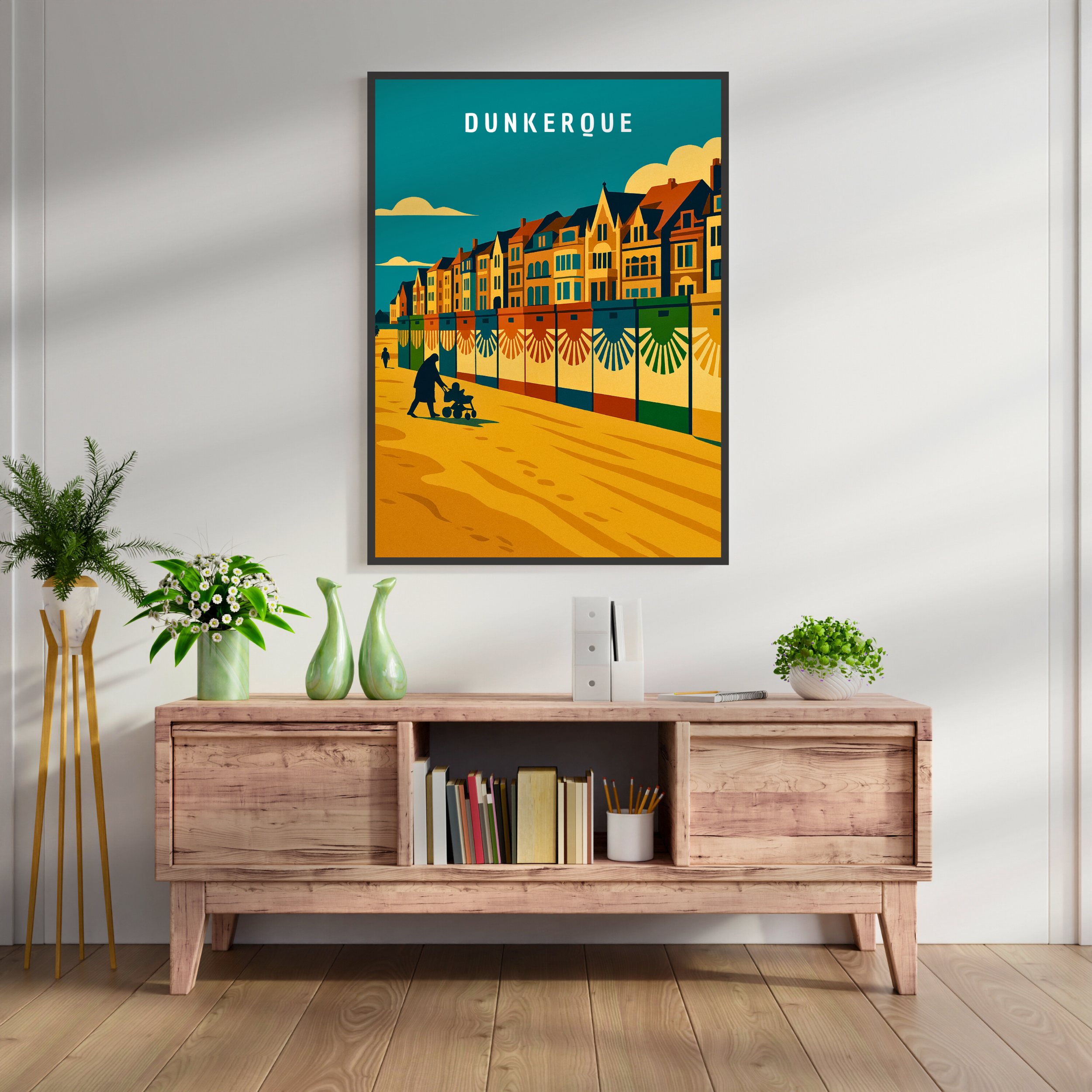 Affiche Dunkerque – Brise du Nord et esprit festif