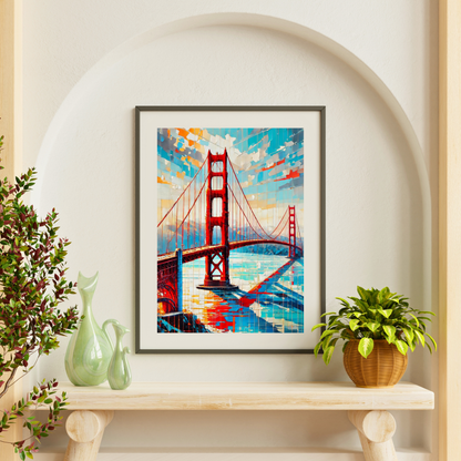 Affiche "Golden Gate - San Francisco"