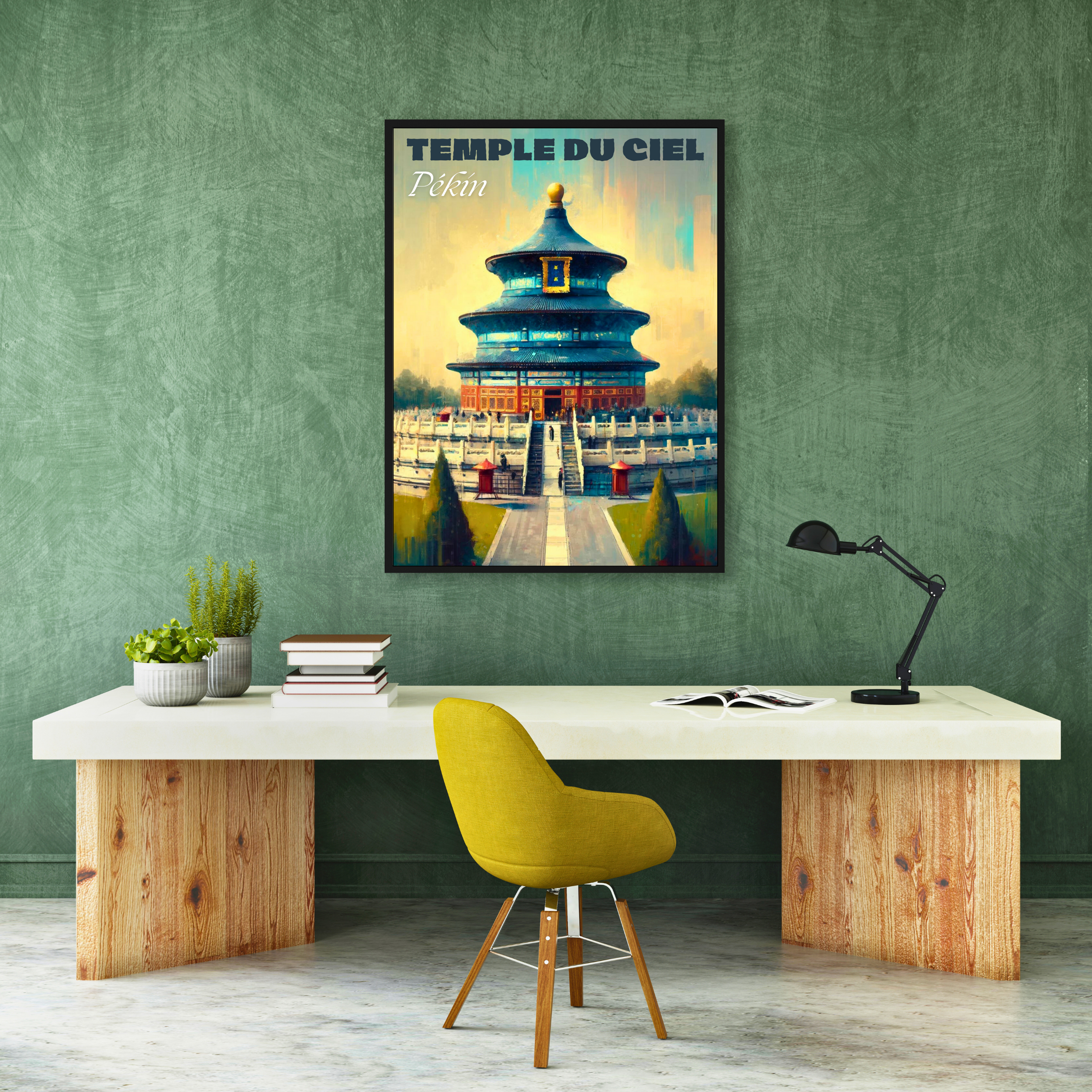 Affiche "Temple du ciel - Pékin"
