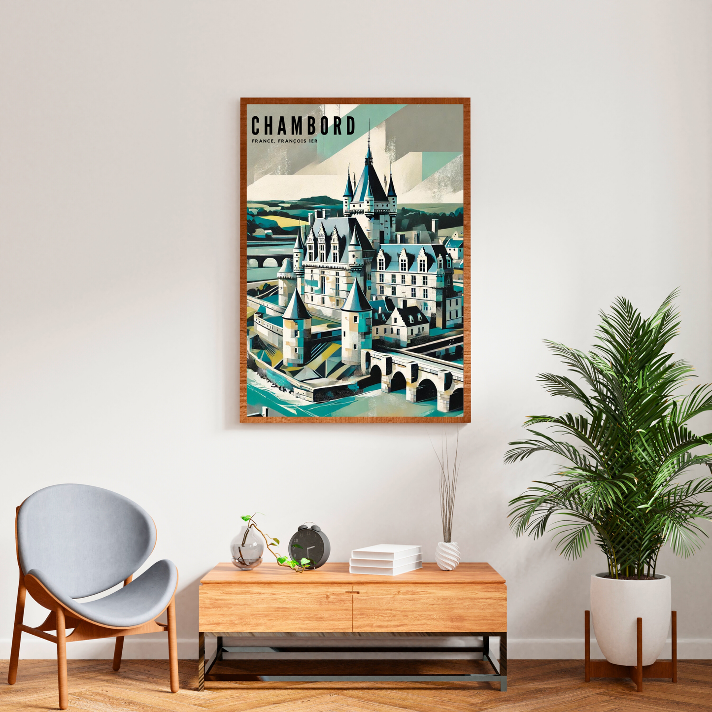 Affiche "Château de Chambord"