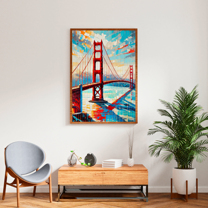 Affiche "Golden Gate - San Francisco"