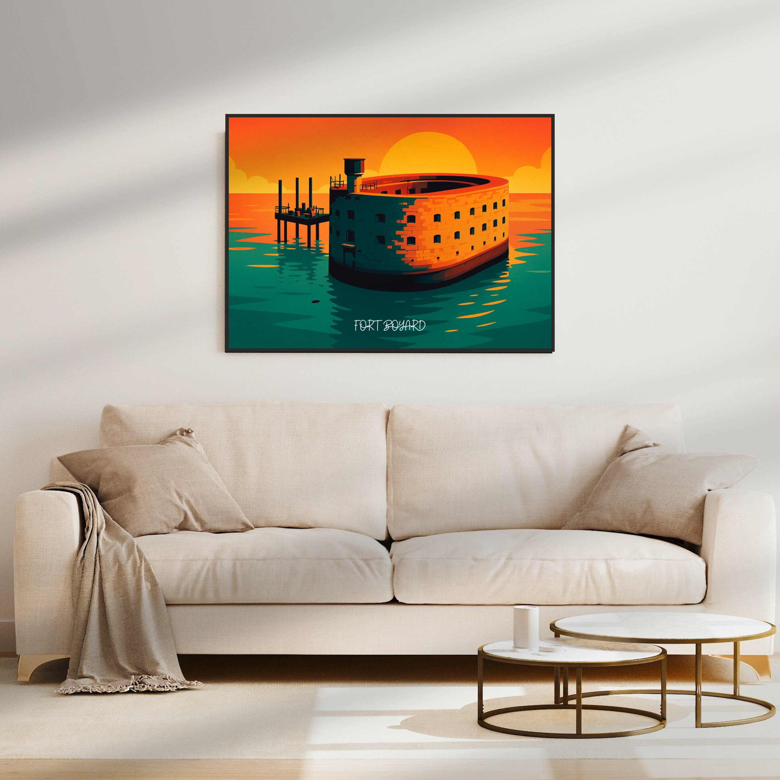 Affiche Fort Boyard – L’icône de l’océan à encadrer
