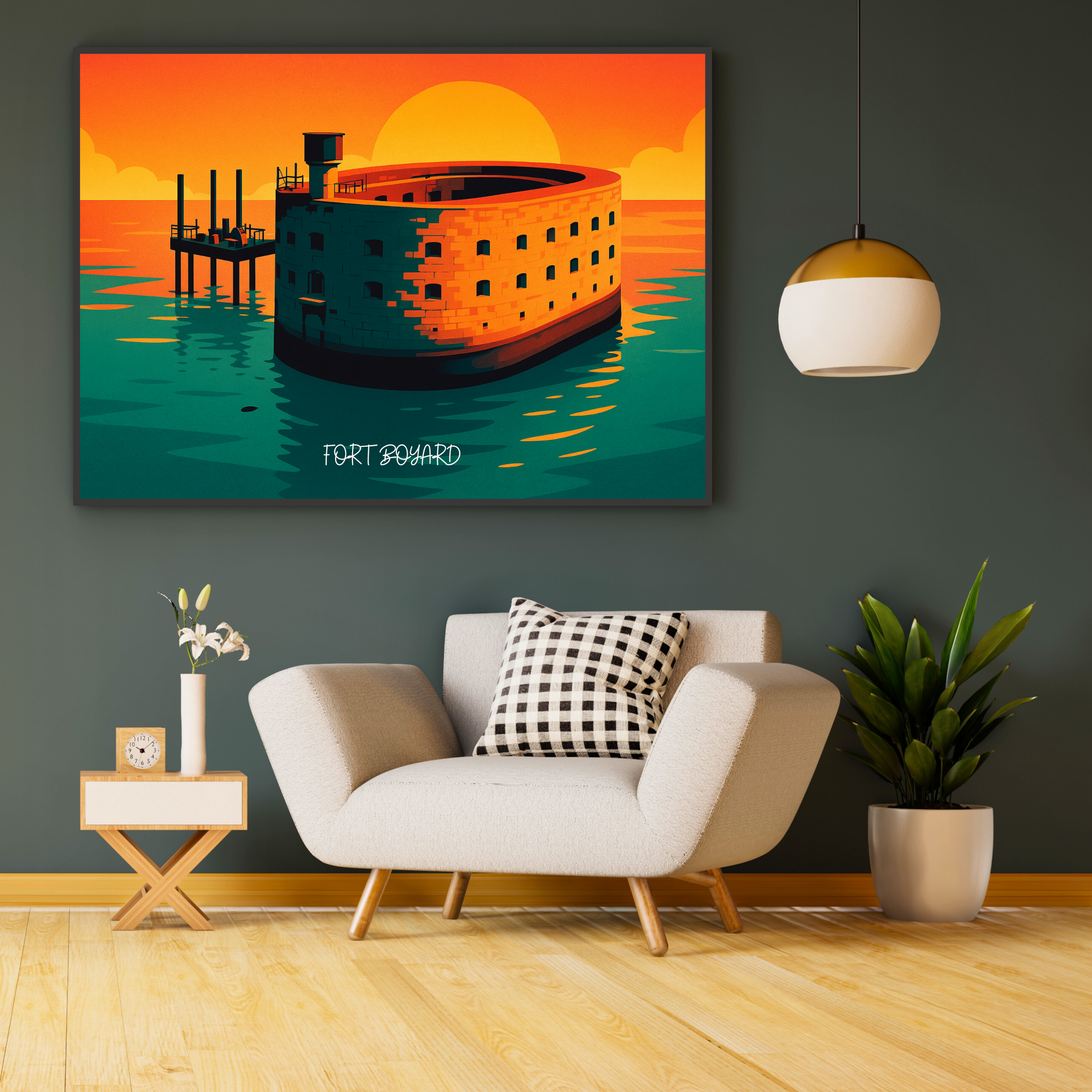 Affiche Fort Boyard – L’icône de l’océan à encadrer