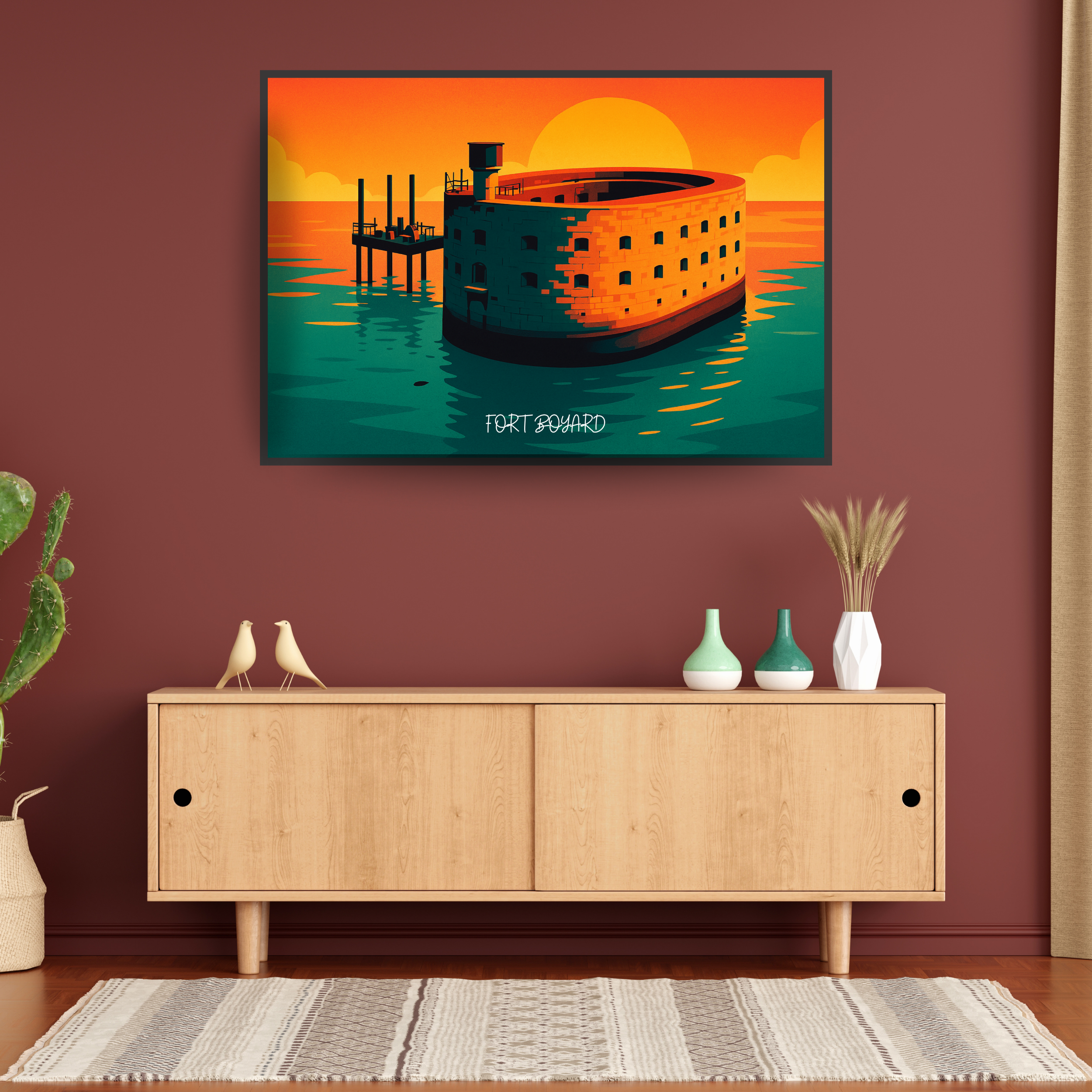 Affiche Fort Boyard – L’icône de l’océan à encadrer