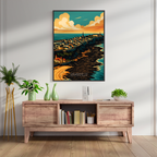 Affiche Granville – Remparts, ports et grand large