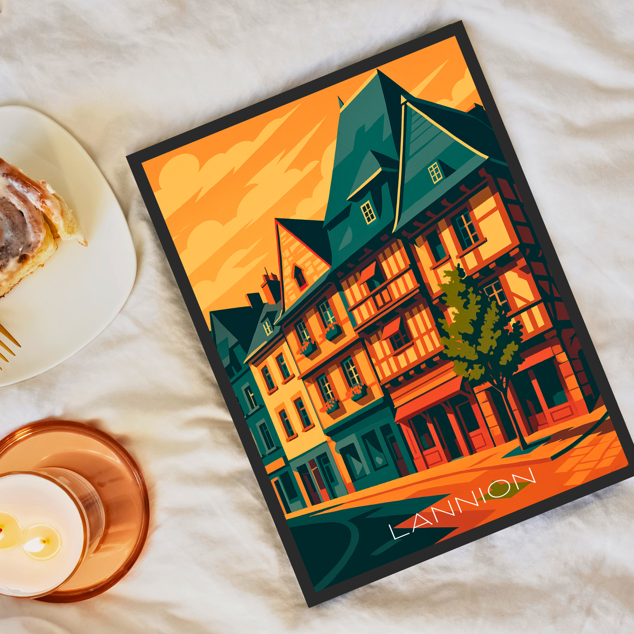 Affiche Lannion – Charme breton et nature