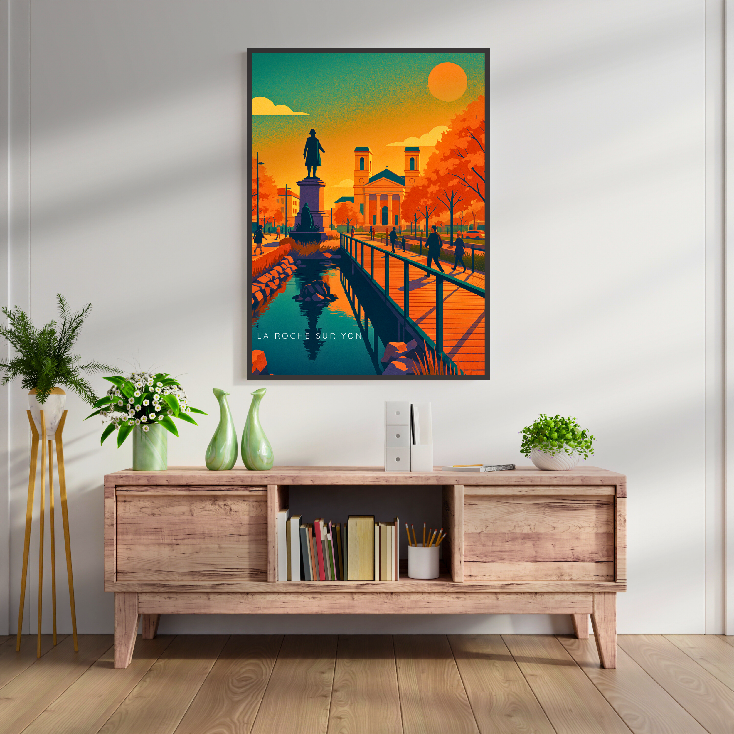 Affiche La Rochelle – Tours, vieux port et grand air