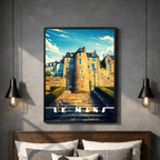 Affiche Le Mans – Poster déco ville au style moderne