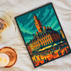 Affiche Lille – Couleurs, briques et bonne humeur