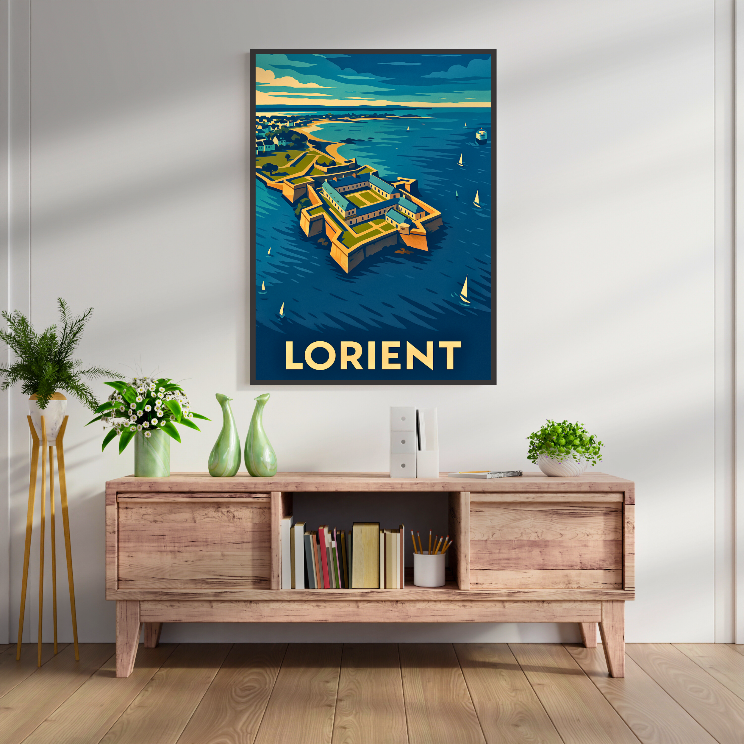 Affiche Lorient – Ports, voyages et esprit breton