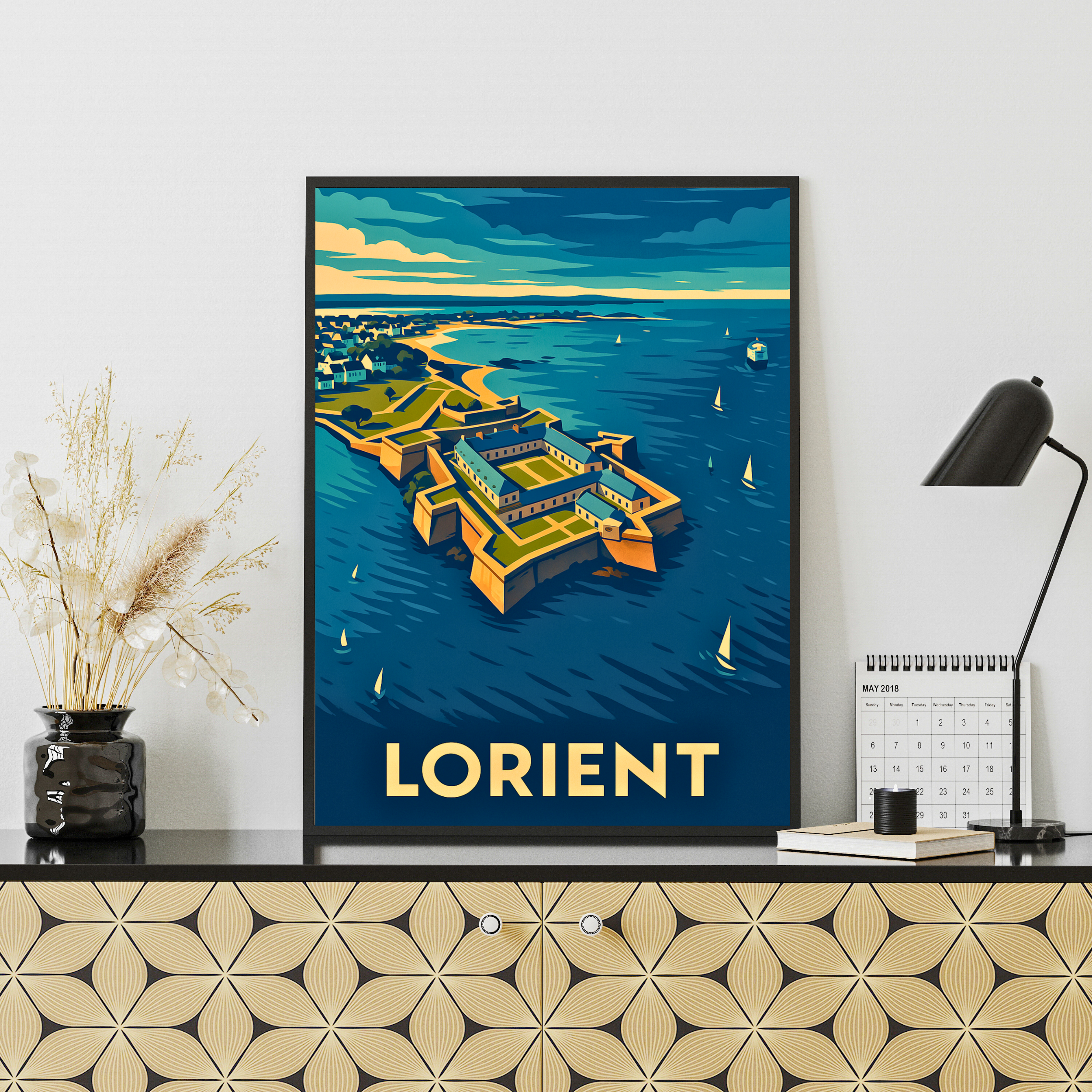Affiche Lorient – Ports, voyages et esprit breton