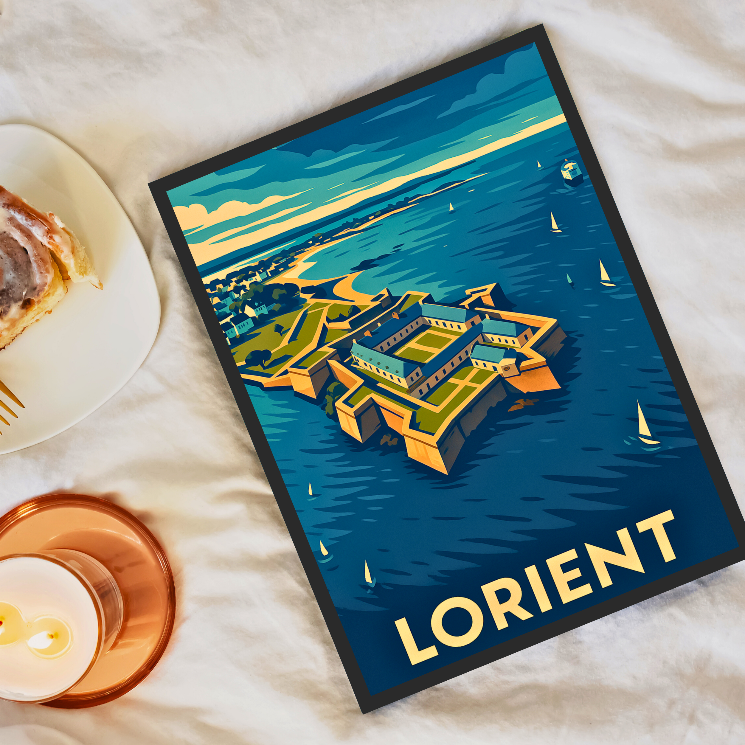 Affiche Lorient – Ports, voyages et esprit breton