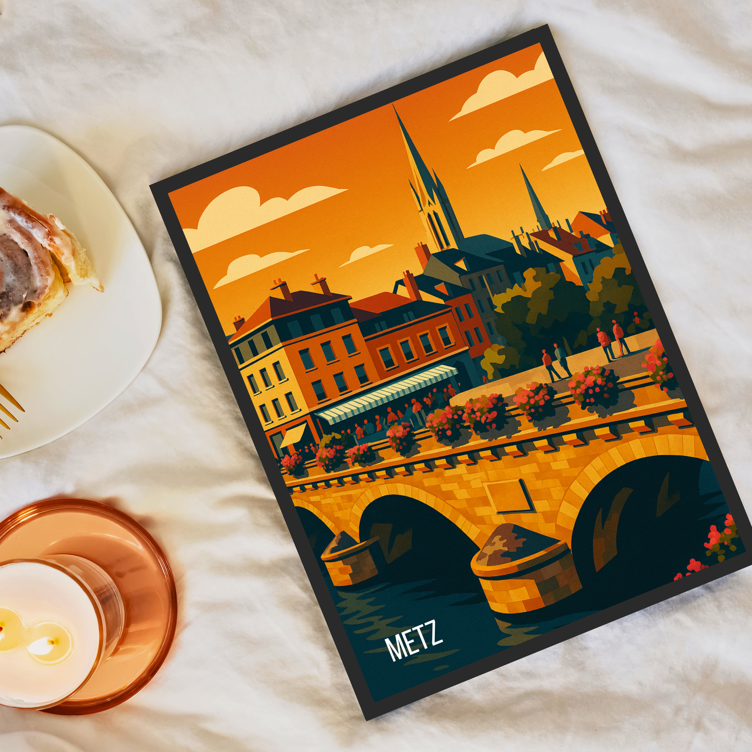 Affiche Metz – Lumière, histoire et nature