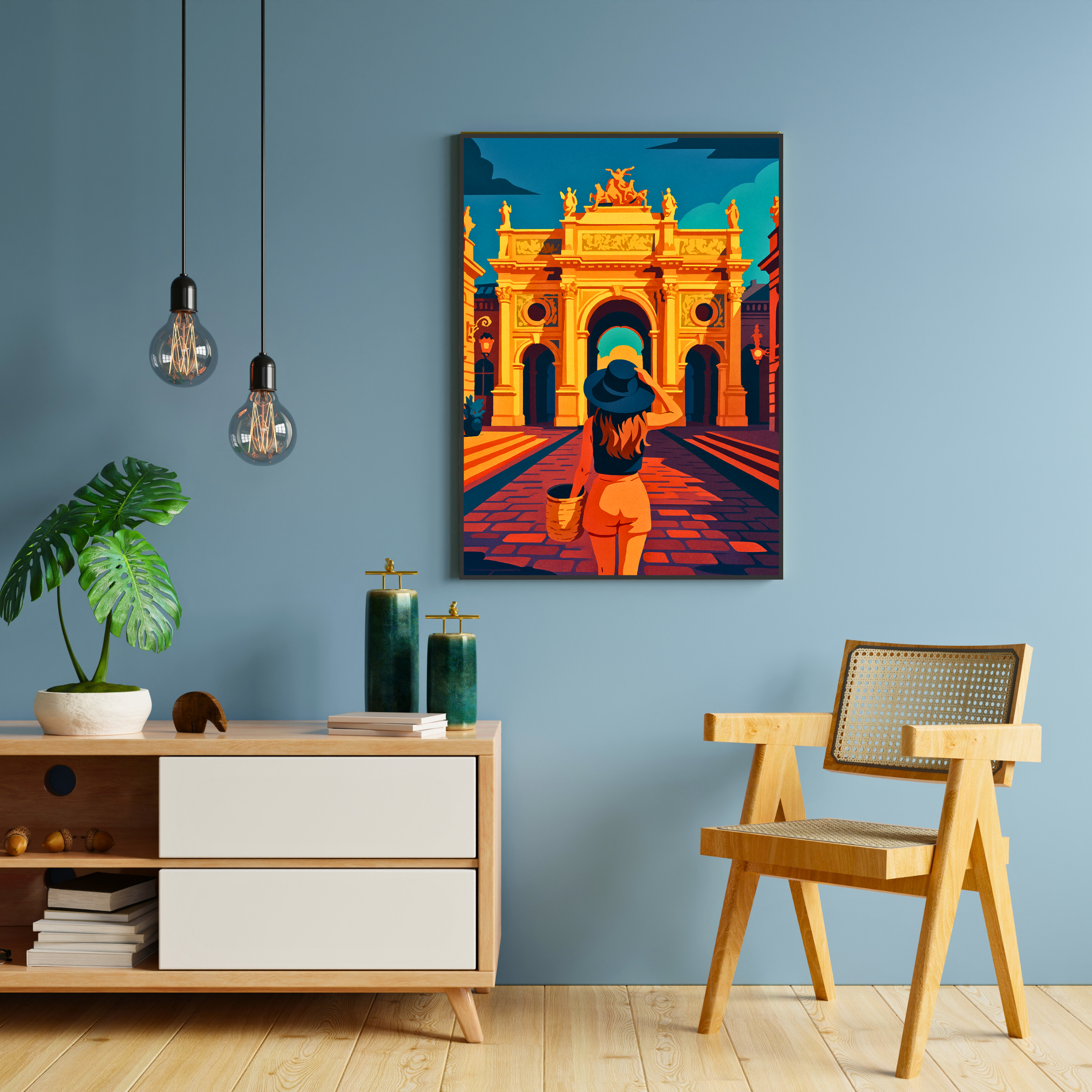 Affiche Nancy – Art nouveau et places royales