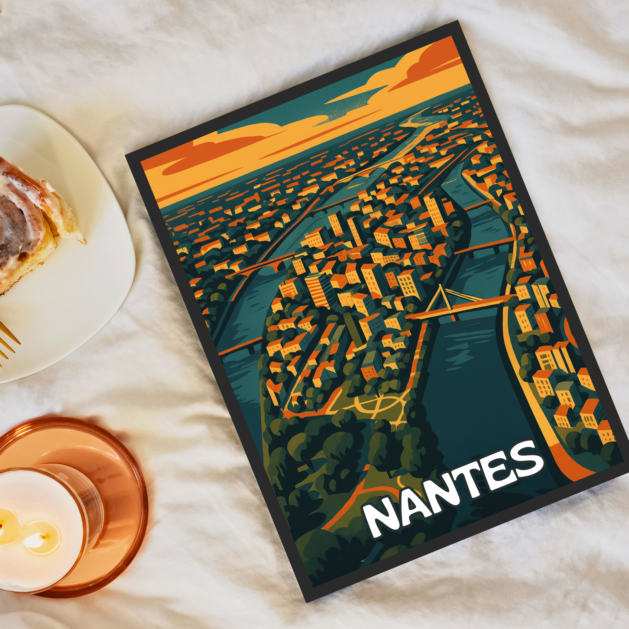 Affiche Nantes – Machines, Loire et créativité