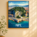 Affiche Nice – Au cœur de la Méditerranée