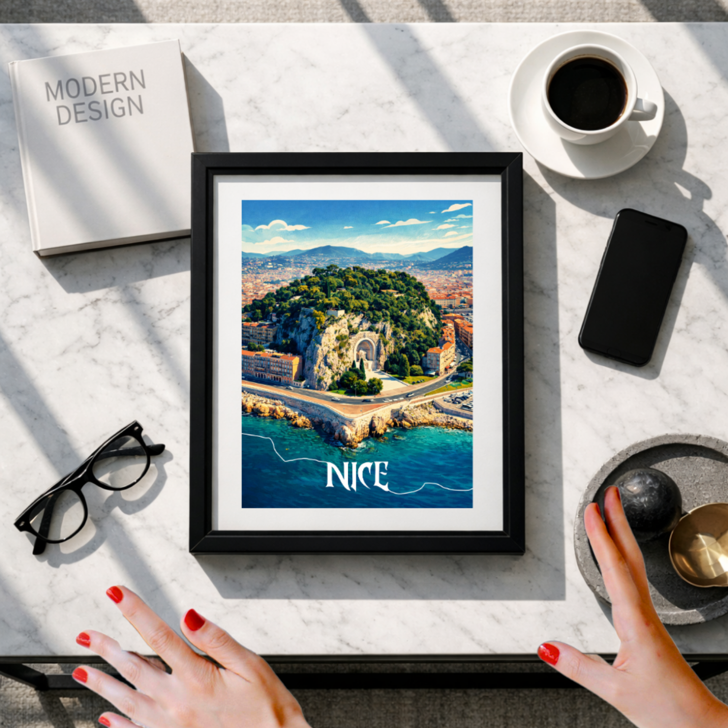 Affiche Nice – Au cœur de la Méditerranée