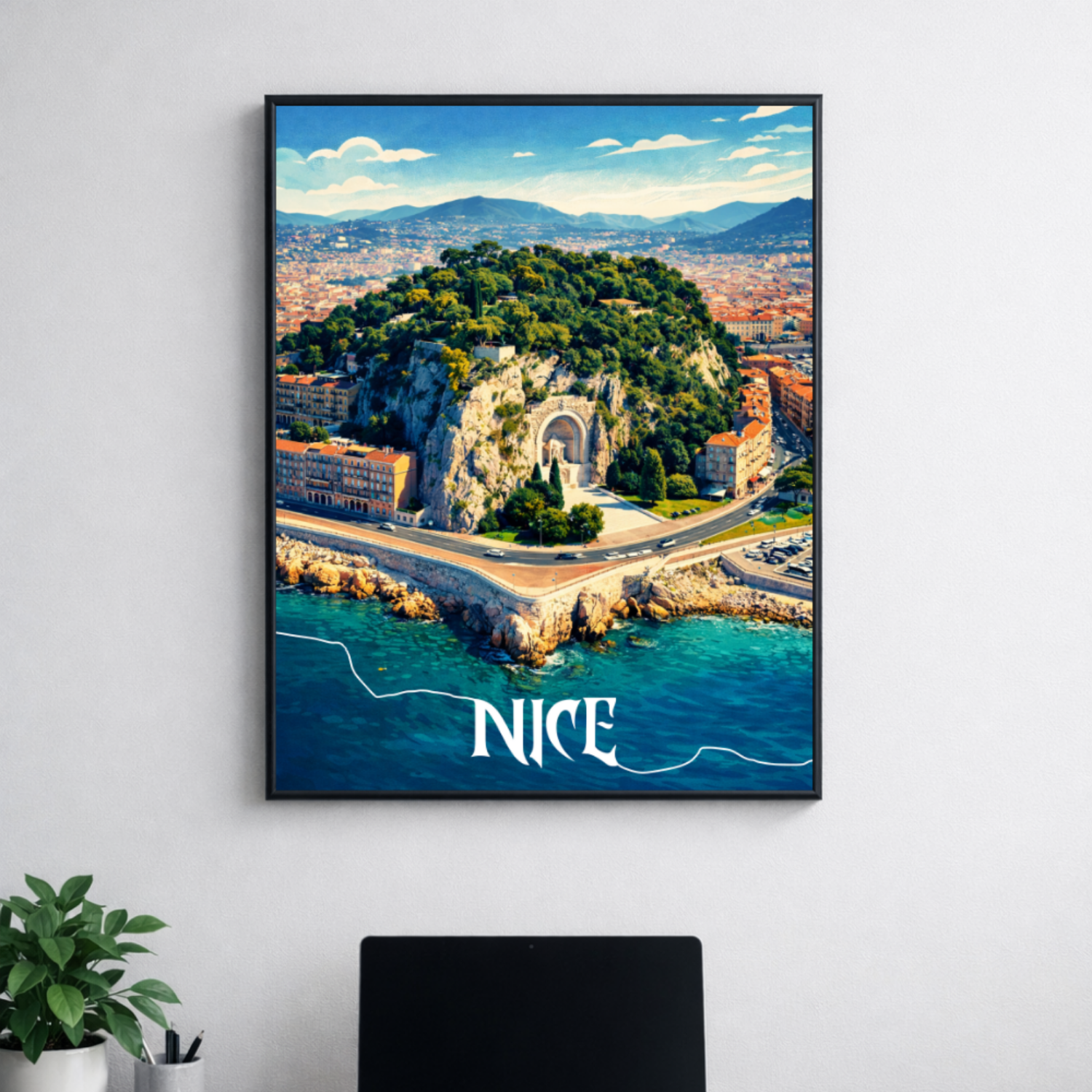 Affiche Nice – Au cœur de la Méditerranée
