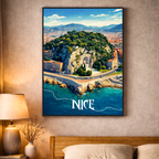 Affiche Nice – Au cœur de la Méditerranée