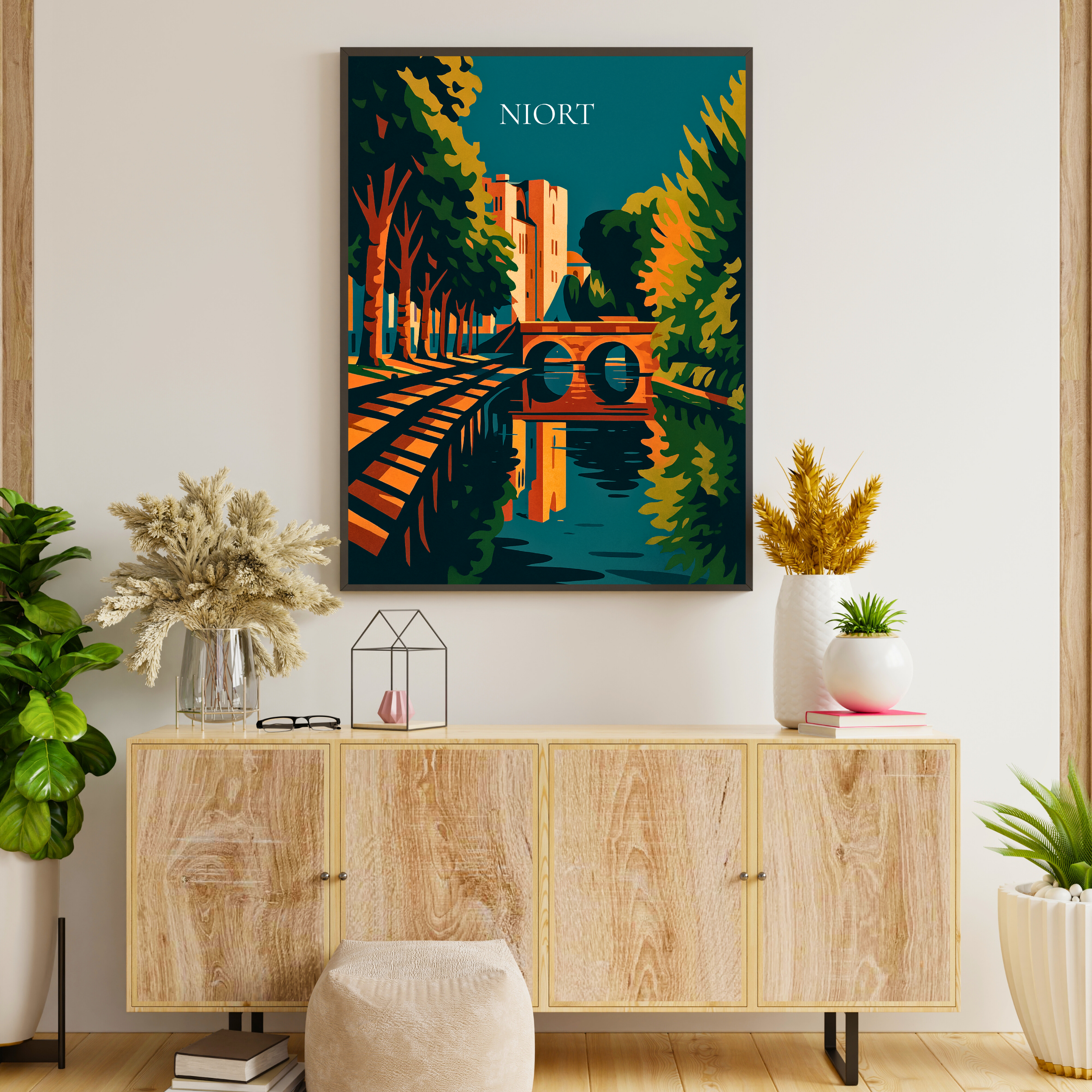 Affiche Niort – Histoire et douceur maraîchine