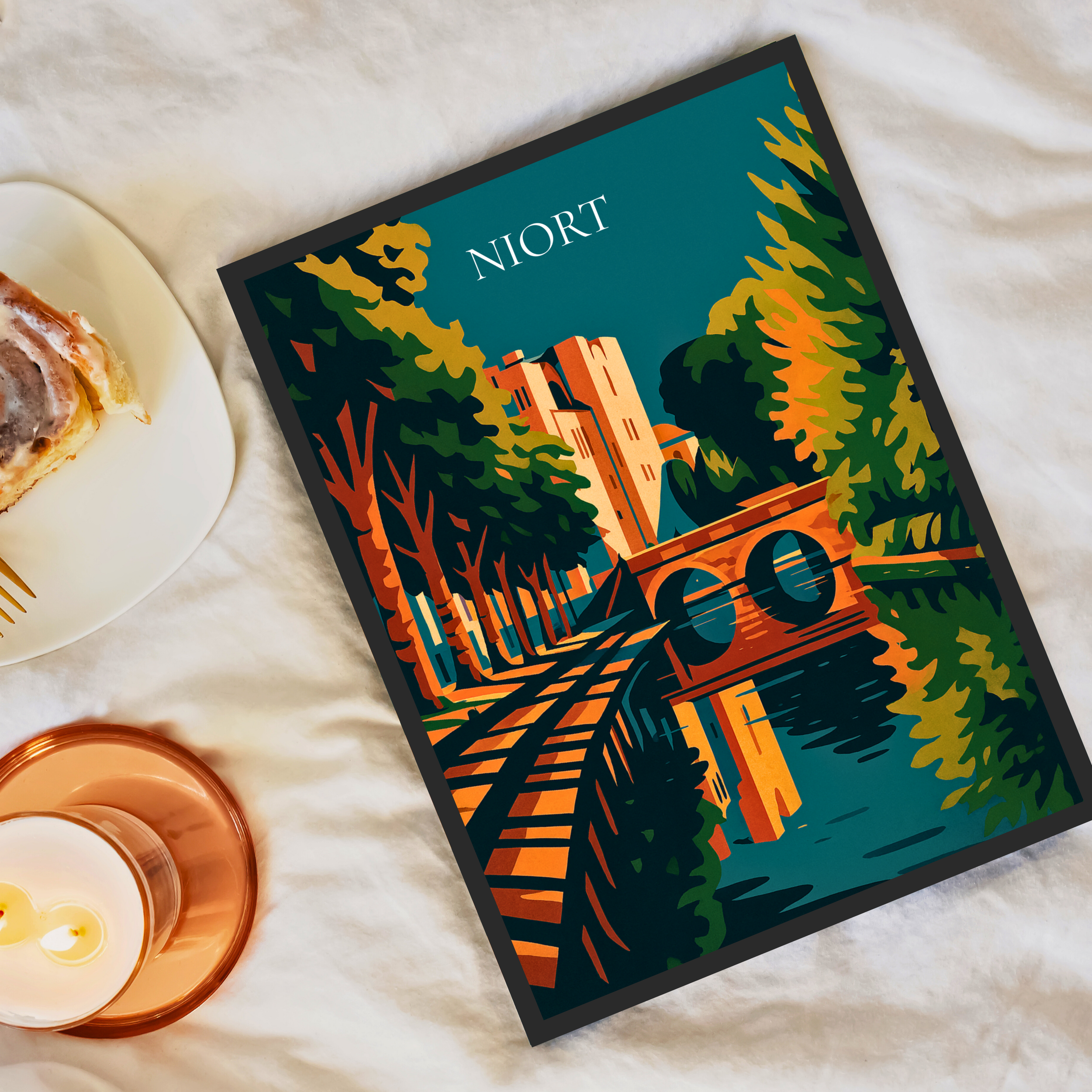 Affiche Niort – Histoire et douceur maraîchine