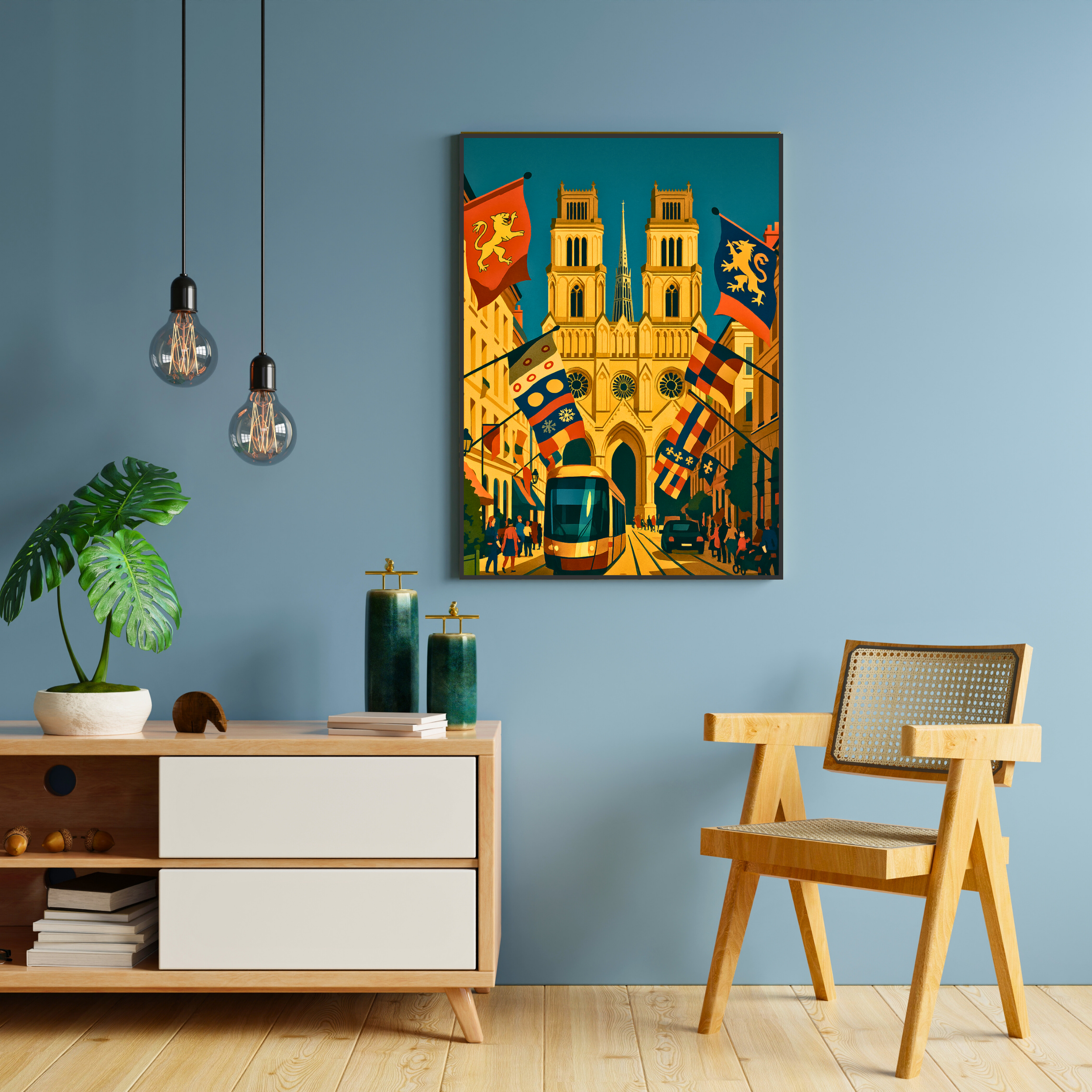 Affiche Orléans – Histoire, Loire et élégance