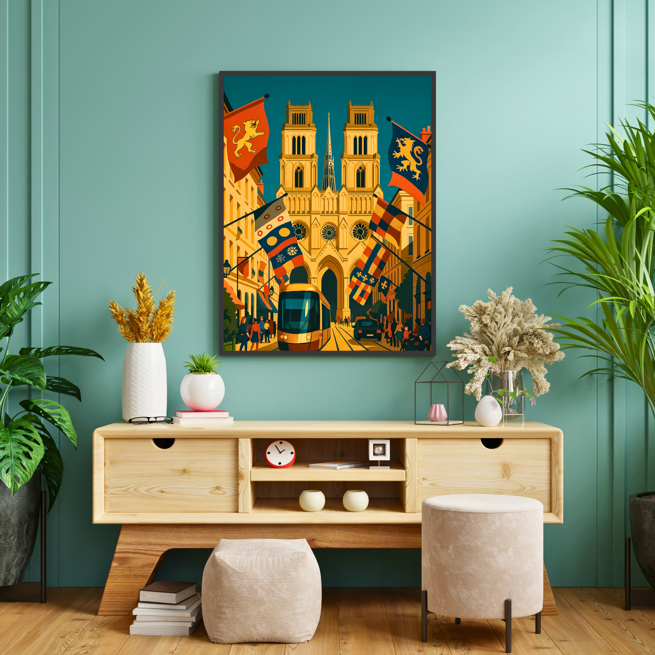 Affiche Orléans – Histoire, Loire et élégance