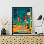 Affiche Ouistreham – Plage, histoire et grand air