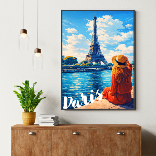 Affiche Tour Eiffel - Icône intemporelle de Paris