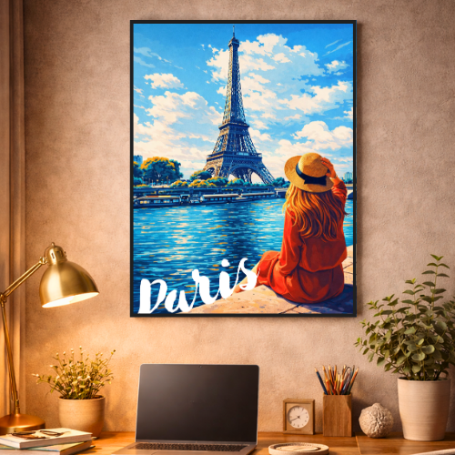 Affiche Tour Eiffel - Icône intemporelle de Paris